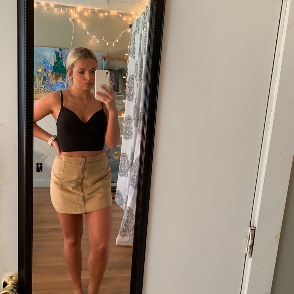 Tan skirt